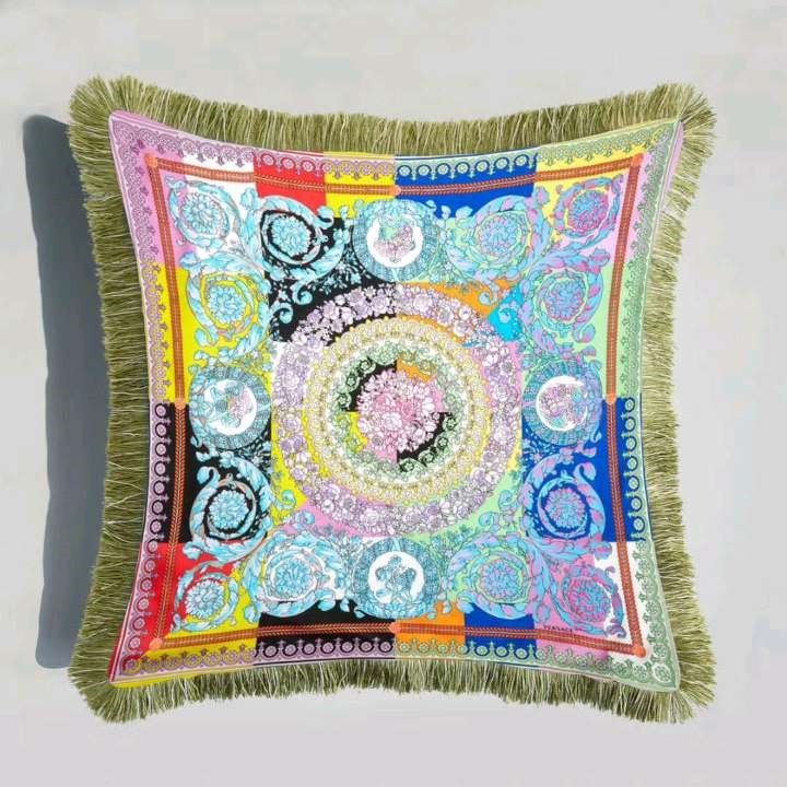 Designer s Decorative Throw Luxury Fashion Vintage Velvet Fabric Tassel CushionHome Decorative Lumbar Cover Sofa Car Cushion Cover Decor M260325-image-1098983299