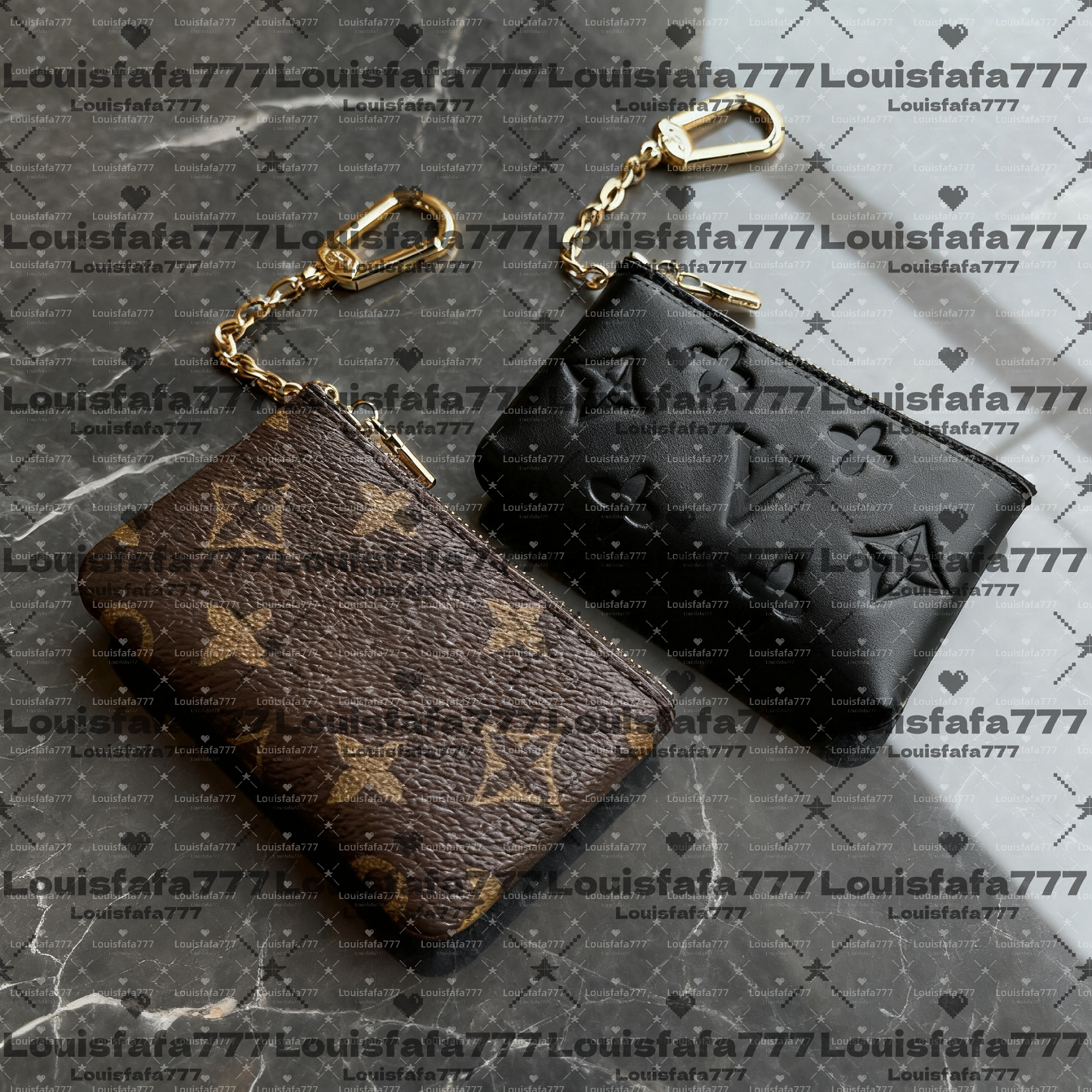 12A Designers Luxurys Posses clés Pouche Pochette Cles Femmes Mentes Mens Clé Credit Carte Holder Coin Racs Mini Wallet Sac With Box and Dustbag