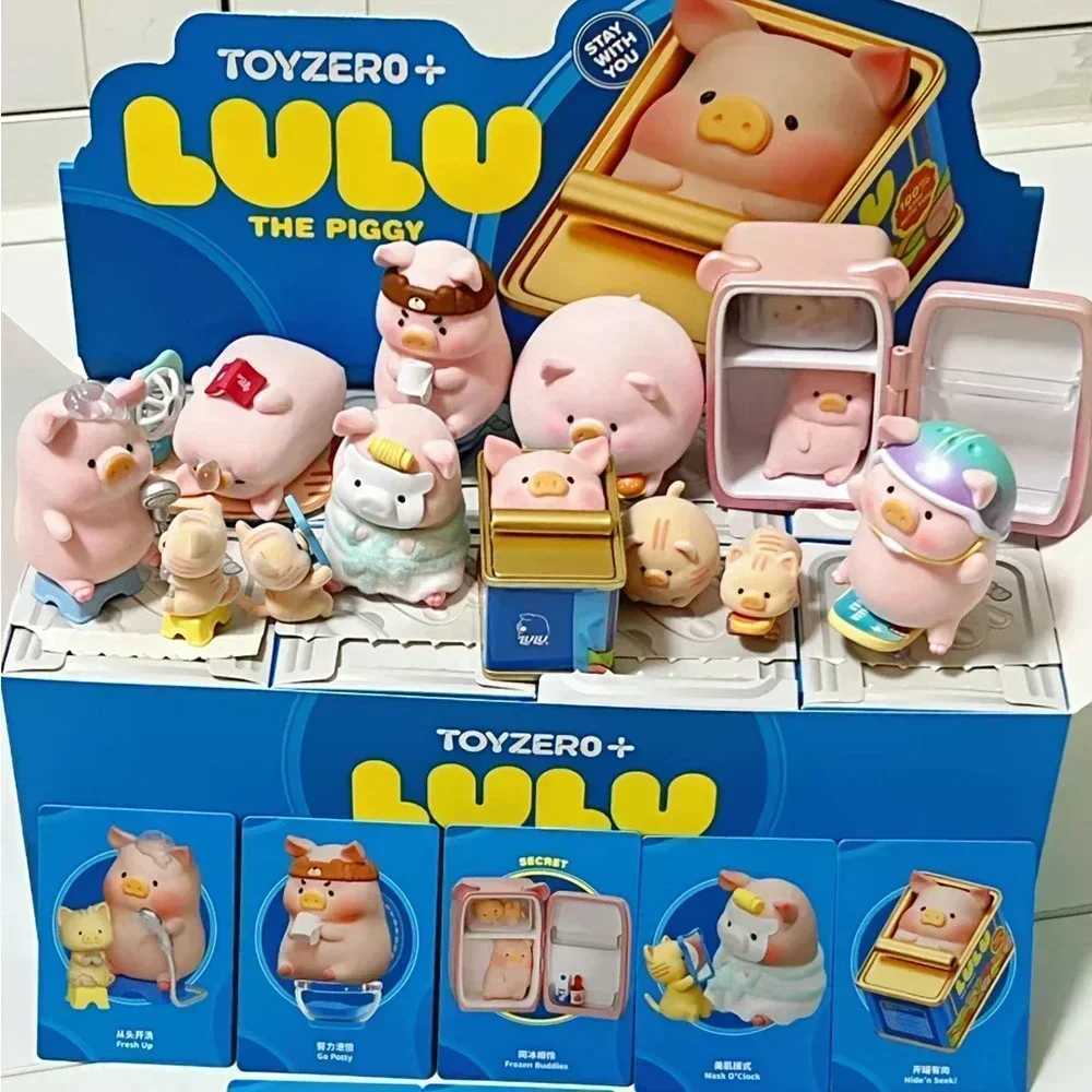 Lulu The Piggy Stay with You Series Blind Box Canned Pig Toy Kawaii Model Birthday Gift Girl Cute Holiday Ornament Collection J250918 K260321-image-1098417756