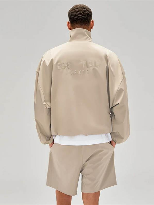 2025 Designer Mens Jackets DoubleLine High Street Trend Loose Casual Zipper Jacket Coat Luxuy Tops