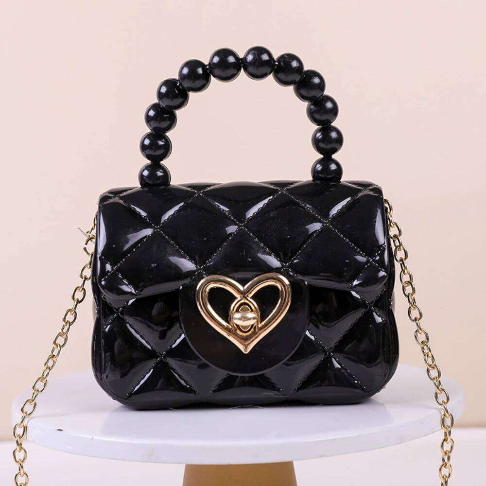 Designer Bags New Handbag, Candy-Colored, Single-Shoulder Crossbody Mini Chain Key Pearl Hand-Held Jelly Bag Hot Selling