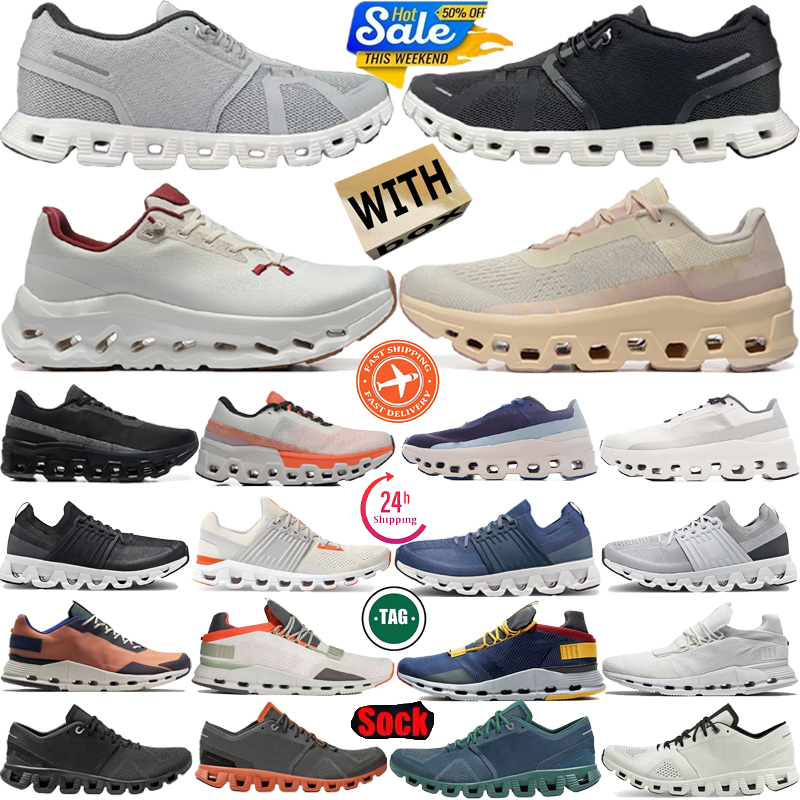 With Box signer Shoes running shoes Womans mens trainers outdoor runner triple black white pink green blue red olive yellow women sneakers Sports Sh