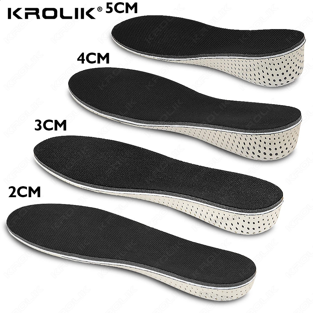 Memory Foam EVA Height Increase Templates Insole 25cm Breathable Ultra Light Elevated Sports Insoles For Men Women Shoes Insert 260518