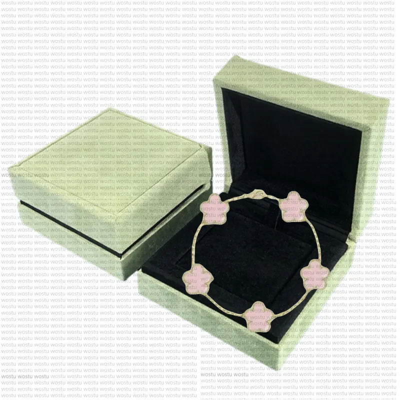 Bracelet Designer Bracelet Four Leaf Clover Bracelets Fashion Bracelets Classic Designer Bracelet High Quality Mother Pearl White Black Red diamond