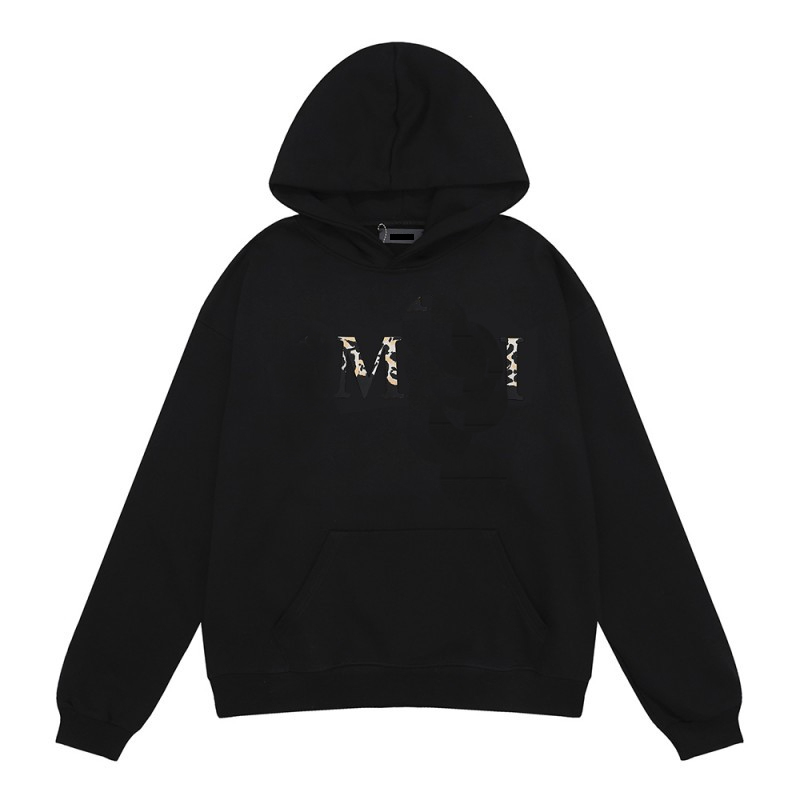 Amirim Hoodie 2026 10A Luxury Brand Men's Designer Sweatshirt Y2k Up High Street Colorful Stylish AM Bones Pattern Hip Hop Long Sleeve Loose Am