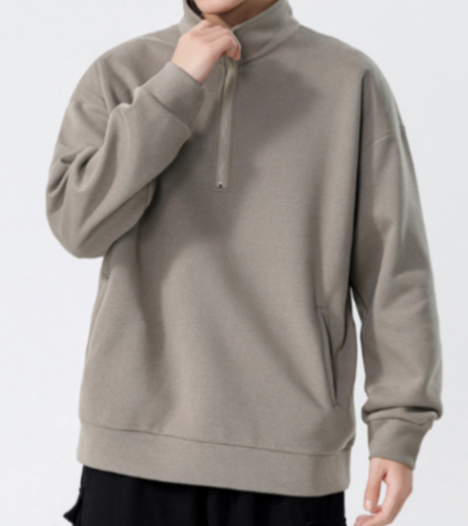 22 Turtleneck Sweatshirt for Men Autumn and Winter Thickened Loose Trendy
