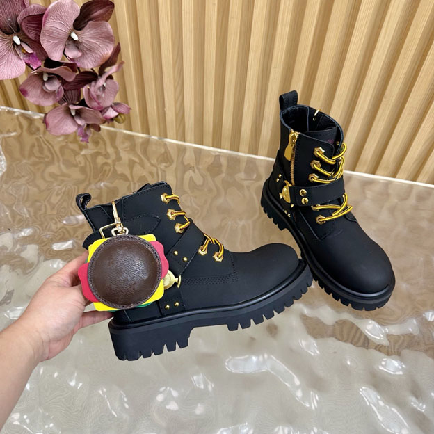 Bottes de moto à lacets, chaussures semi-classiques en cuir féminin de haute qualité, bottes de neige d'hiver et d'automne, bottines en cuir en n