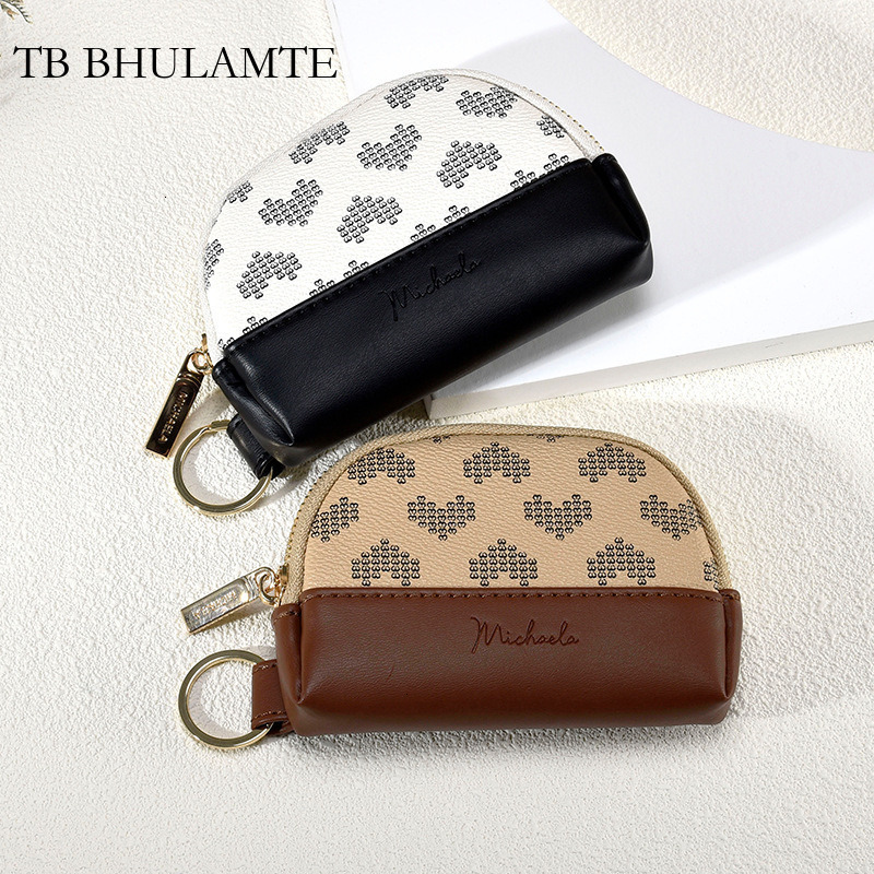 TB BHULAMTE Free Shipping Designer New European And American Style Women's Wallet Short Card Holder Luxury Zipper Vintage Coin Purse Wallet