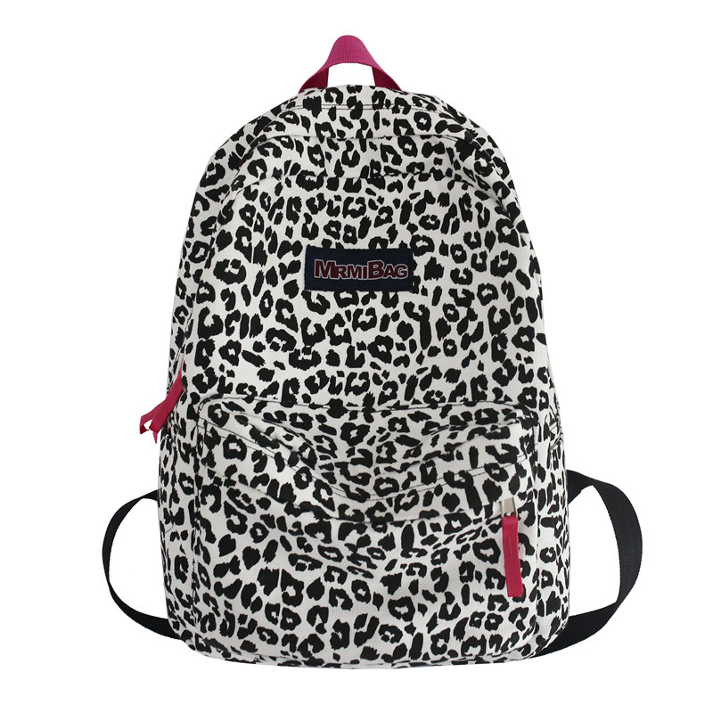 - Leopard Print Bkpk Casual Sail Trendy Womens Fashion cessory M260805