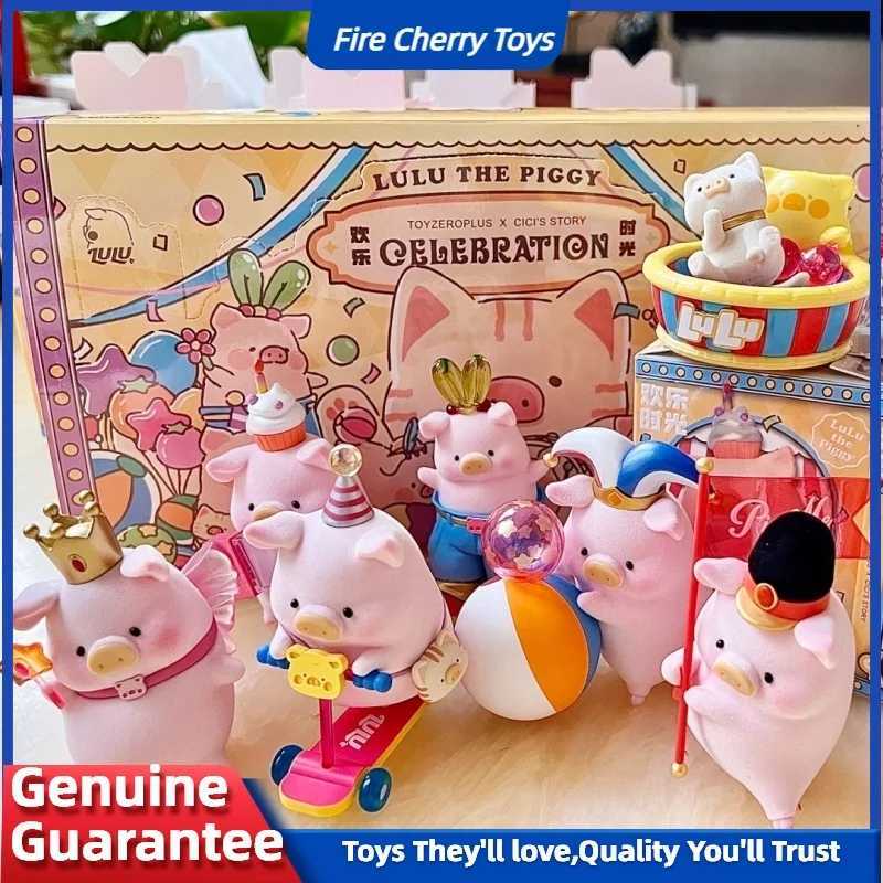 Lulu Pig Happy Time Series Blind Box Carnival Pink Pig Happy Toy Doll Model Surprise Girl Gift Desktop Ornament Cute Collection J250918 K260321-image-1098418369