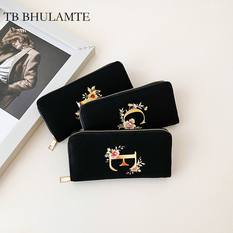 TB BHULAMTE Free Shipping Hot-selling New Canvas Print Women's Wallet Handbag Fashion Versatile Large Capacity Designer Card Luxury Coin Purse