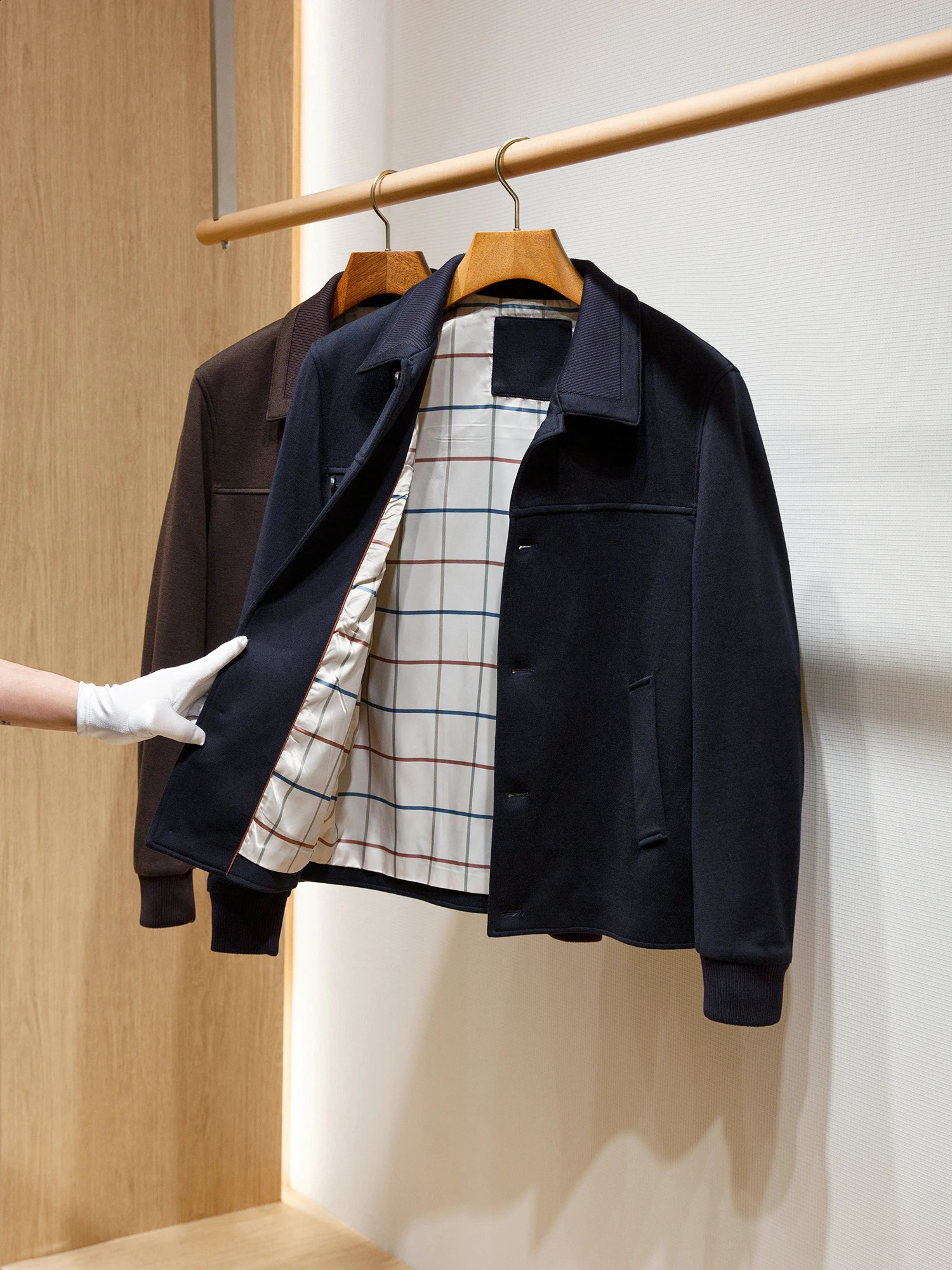 Mérino en laine Business Business Casual Aweet Courte en laine Veste 250918