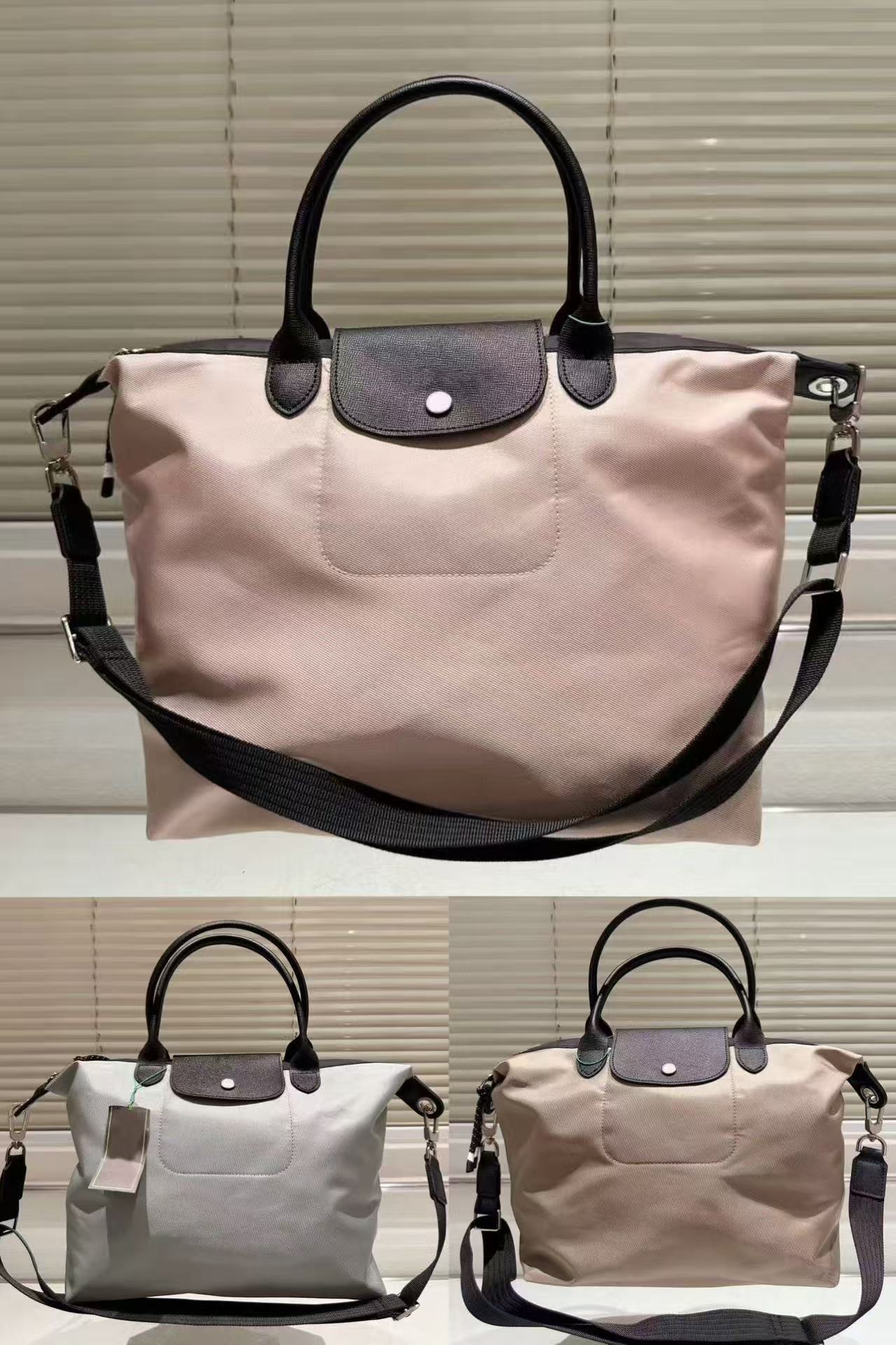 Designer Luxury Fashion Tote Bag Large Capacity Multi-function Handbag Shoulder Bag Leather Nylon Material Daily Commuting Everything Convenient