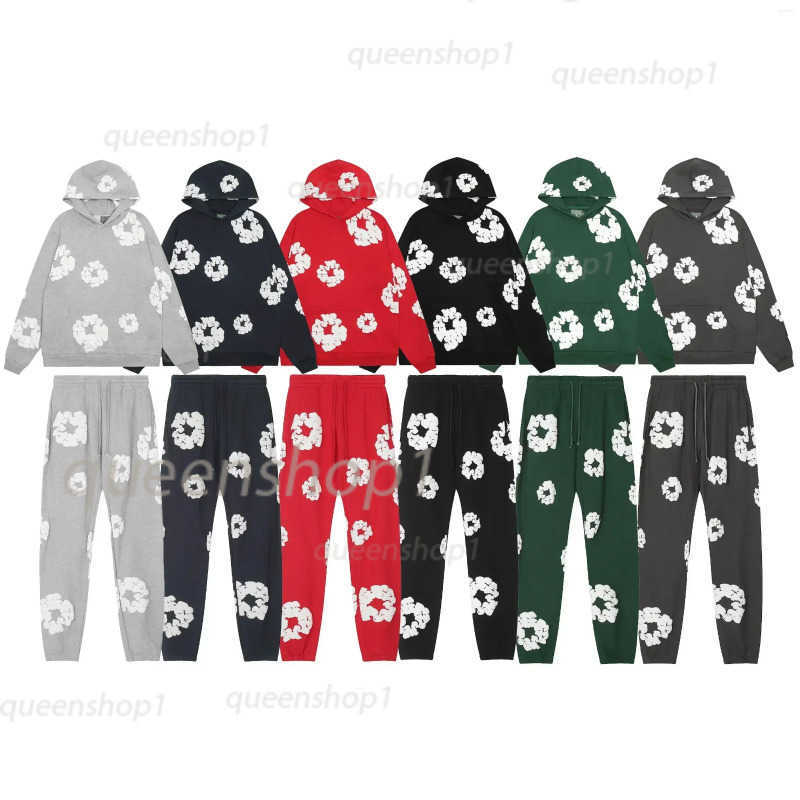 Men's Hoodies Sweatshirts Mens Hoodies Designer Hoodies Flower Pattern Hooded Sweatshirt Suitable For Both Men And Women Casual Loose Fit Sport
