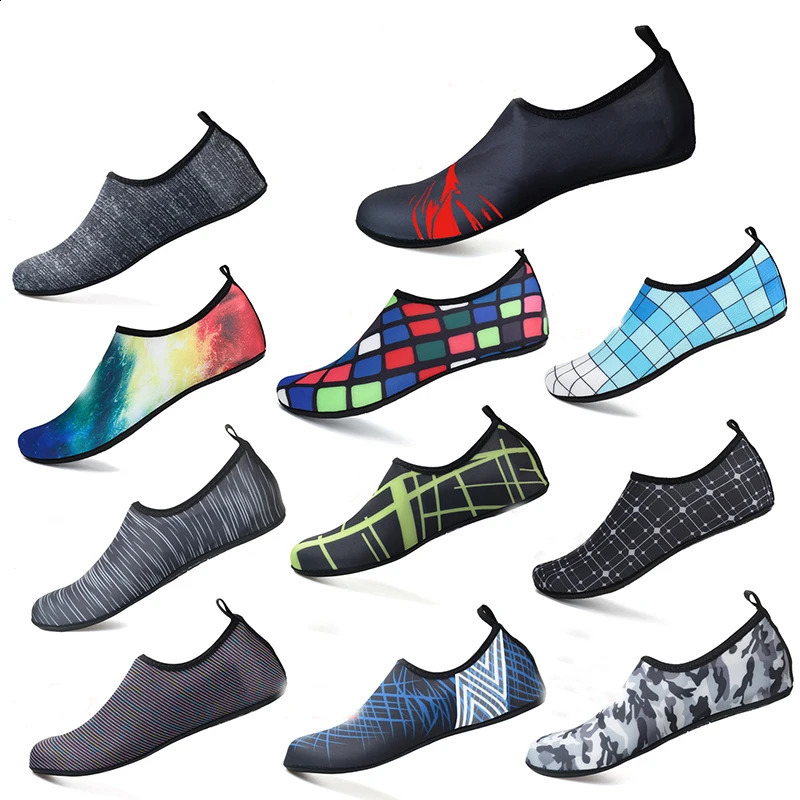 Womens and Mens Thin Sole Summer Barefoot Shoes Beach Swimming Yoga Exercise Sneakers Quick Dry Water Socks250918