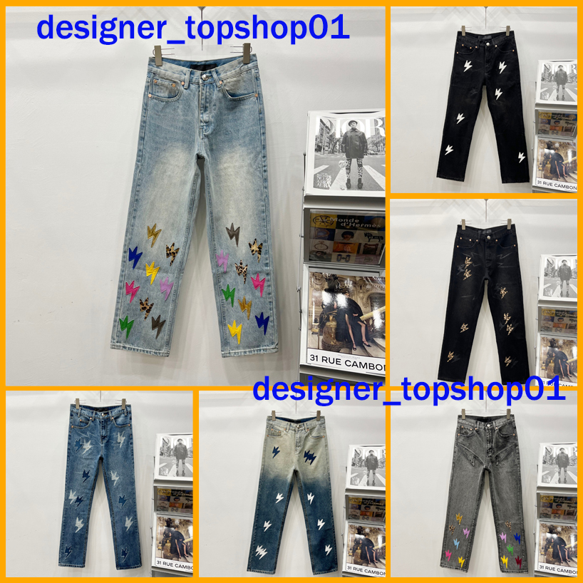 Amexnocap Jeans mens jeans Biker Slim Fit New M Fashion Design shorts Motorcycle Denim Bikers washed rinsing make old Hip hop womens street Fashion