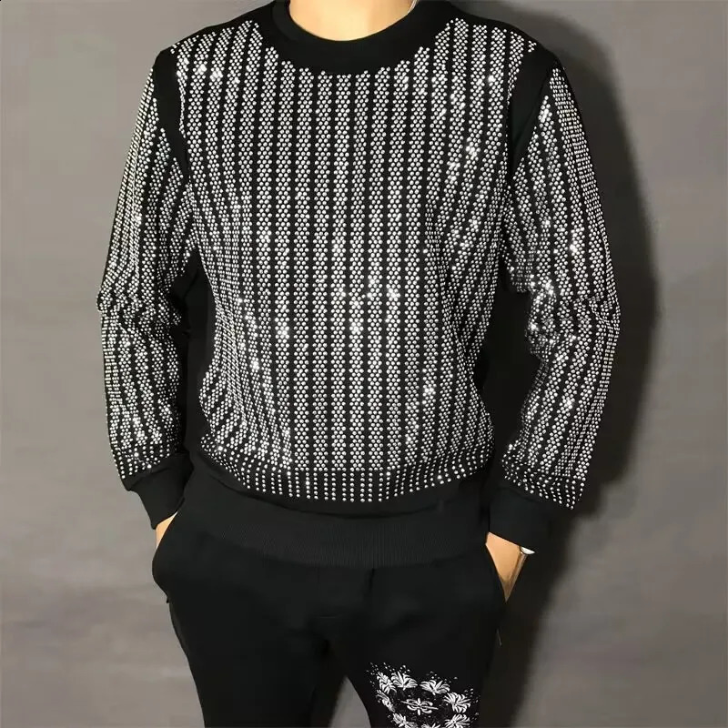 Sweats à capuche hivernaux à manches longues pour hommes mode rond couches top top letter la lettre de ramiage pull 250919