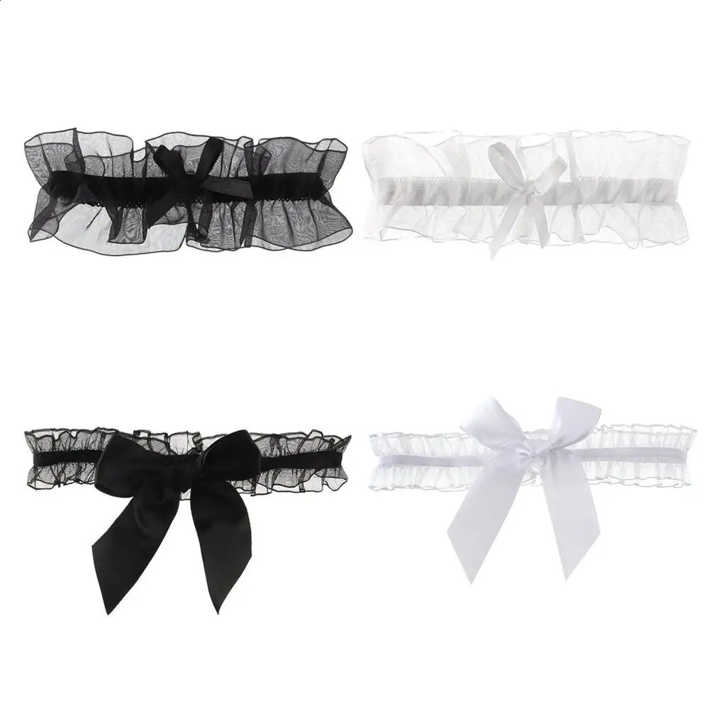 Sexy Leg Garters Belt Floral Bowknot Jartiyer Suspender Women Wedding Party Bridal Lingerie Cosplay Garter Lace 250919