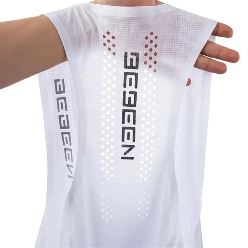 Mens Vest Mesh Breathable Quick Dry Outdoor Sports Sleeveless Top Lightweight Slim Fit Tank Top MenS Fashion 2024 Summer 250919ww