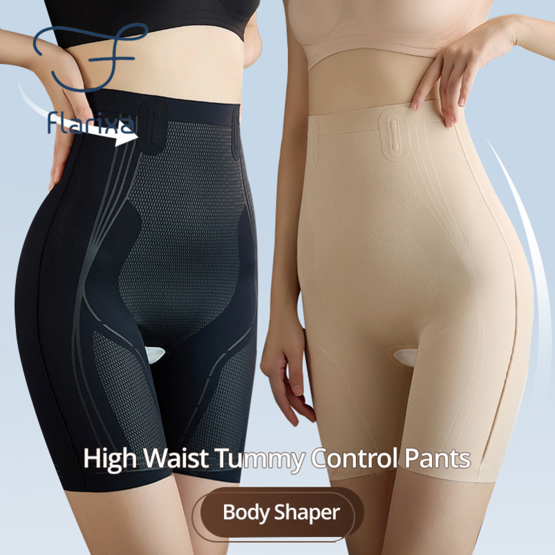 Flarixa Shapewear for Women High Waist Tummy Control Pants 5D Liquid Boxer Shorts Postpartum Belly Slimming Panties Body Shaper 250919