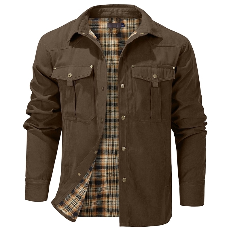 Coube à plaid pour hommes Colliers de revers décontractés sur les vêtements d'extérieur élégants Vintage légers en respirant Pièce de superpositi