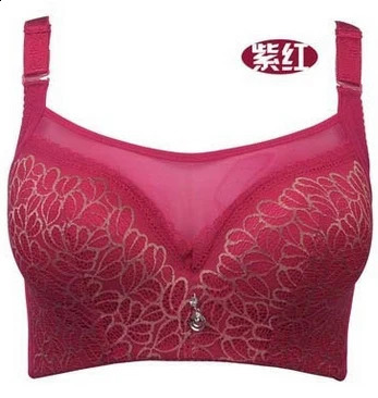 Mother big bust Sexy Bra Brassiere 80 85 90 95 100 105 C D E cup bra lace Super large Push Up Intimates women Top lingerie C3312 250919