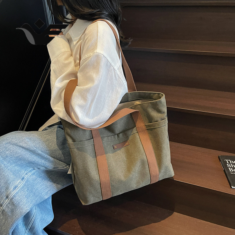 Feiyan Livraison gratuite nouveau sac de créateur Sac fourre-tout de grande capacité 2025 Style paresseux Coréen Loisk
