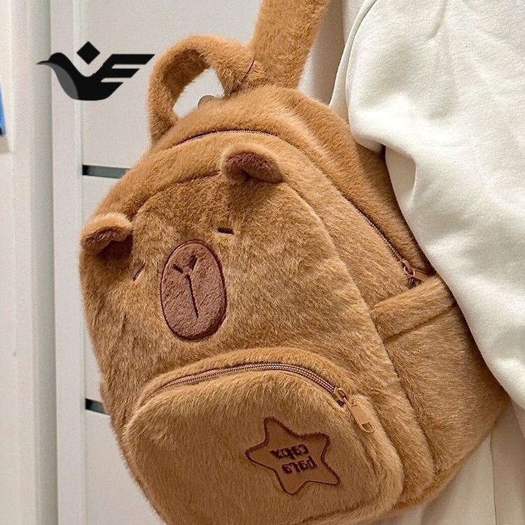 Feiyan Livraison gratuite nouveau sac de créateur 2025 BACKPACTION CAPYBARA PLUSE DE HAUTE QUALIT