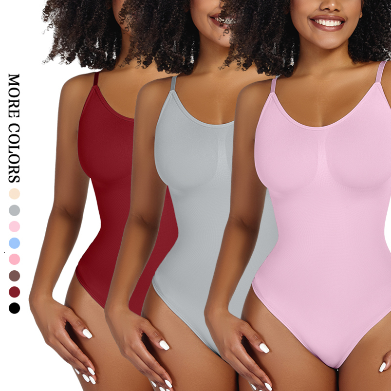 Smoothing Shapewear Bodysuit for Women Faja Full Body Shaper Thong Soft Shaping Sculpting Breast Slimming Underwear 250919