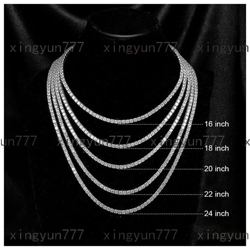 Luxury Jewelry 14K Gold Christmas Custom Tennis Jewelry Lab Grown Diamond Necklace Sets