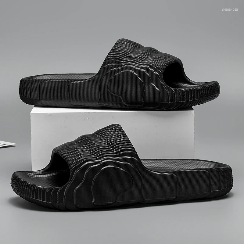 Slippers Soft Home Couple Summer Indoor Skid Proof Bathroom Sandals El Solid Color Men Women Flip Flops Flat Shoes