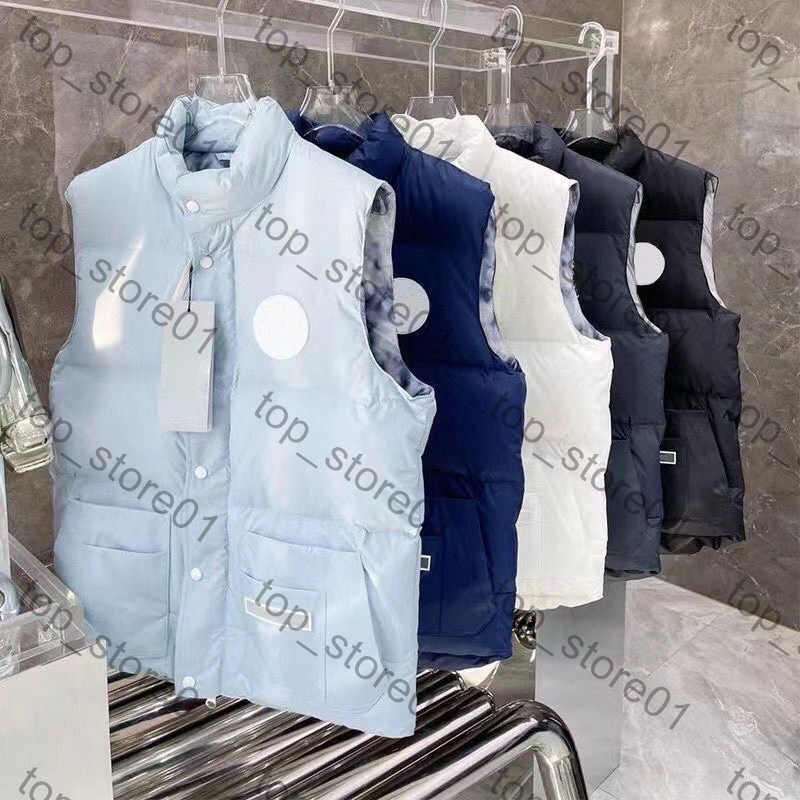 Winter puffer jacket men vest designer jacket luxury man woman feather filled material coat embroidered badge logo outerwear men zzipper Thick go