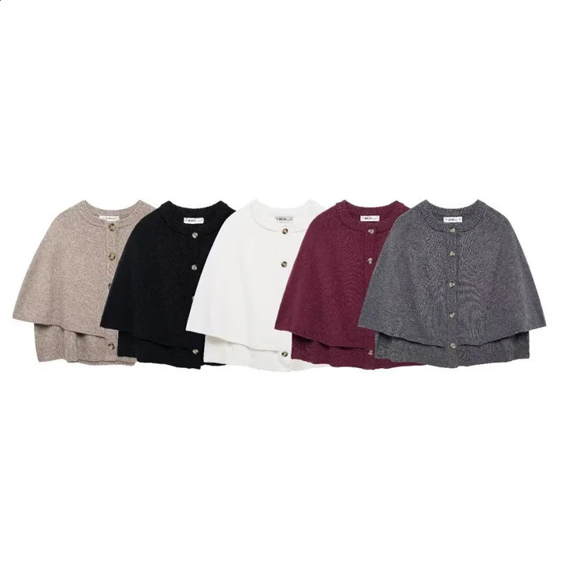 Fashionable Casual Womens Knitwear Sweatshirt Autumn 2024 Arrival Round Neck Short Jacket European Style 2488107 250919