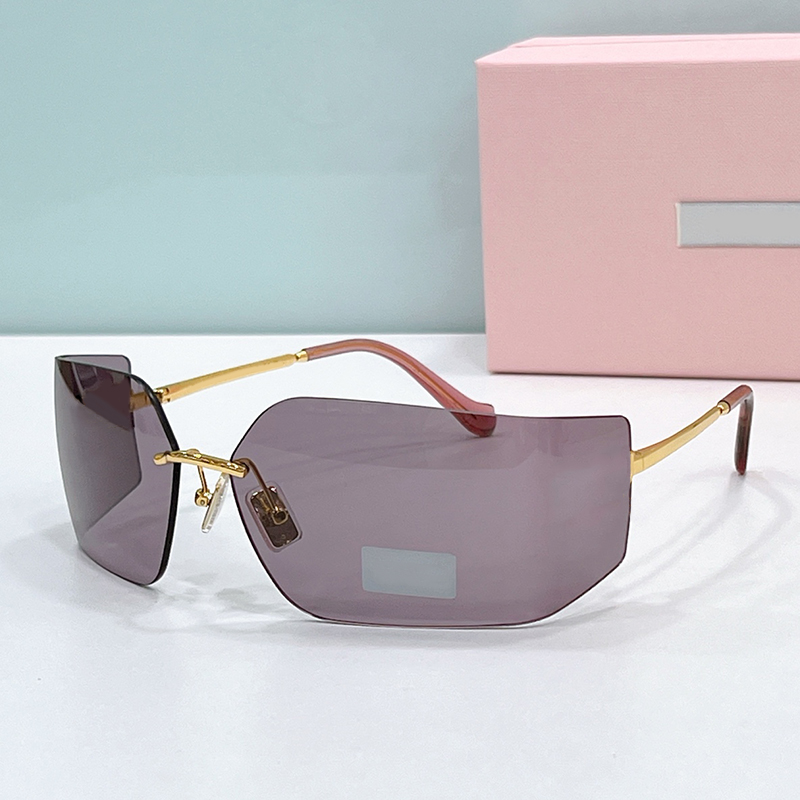 Designer Sunglasses Rimless Runway Eyewear 54YS Womens And Mens Luxury Sunglasses Outdoor Goggles UV400 Protection Mask Glasses With Box
