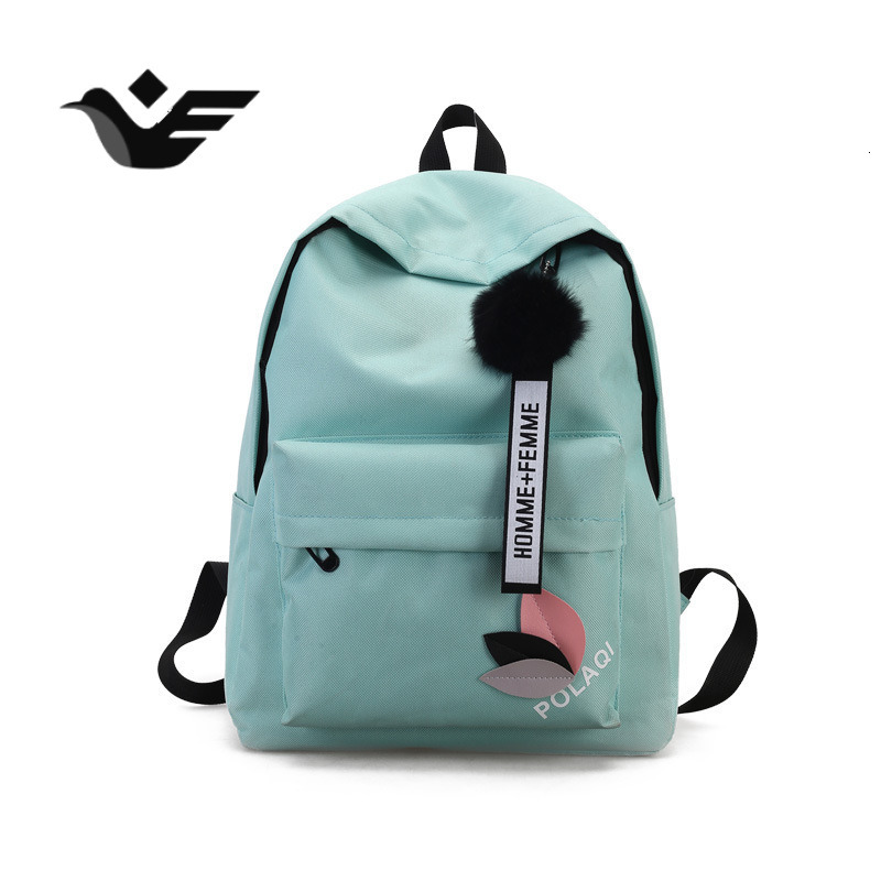 Feiyan Free Shipping New Designer Bag Canvas Women's Backpack 2025 College Style Korean Version Forest Style Junior High School Student Bag