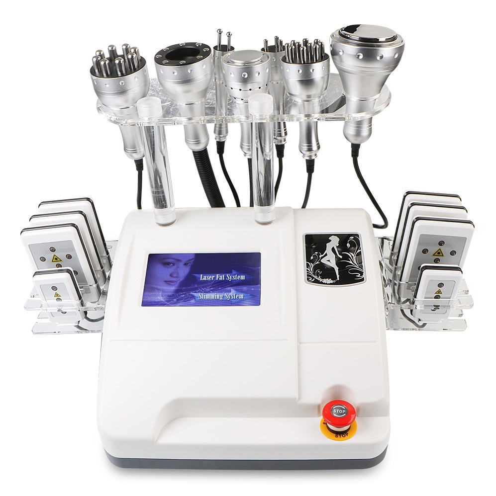 Multifunctional 8 in 1 Weight Loss Body Massage Machine 40khz Slimming Sculpting Face Lifting Skin Tightening Skin Care Machine