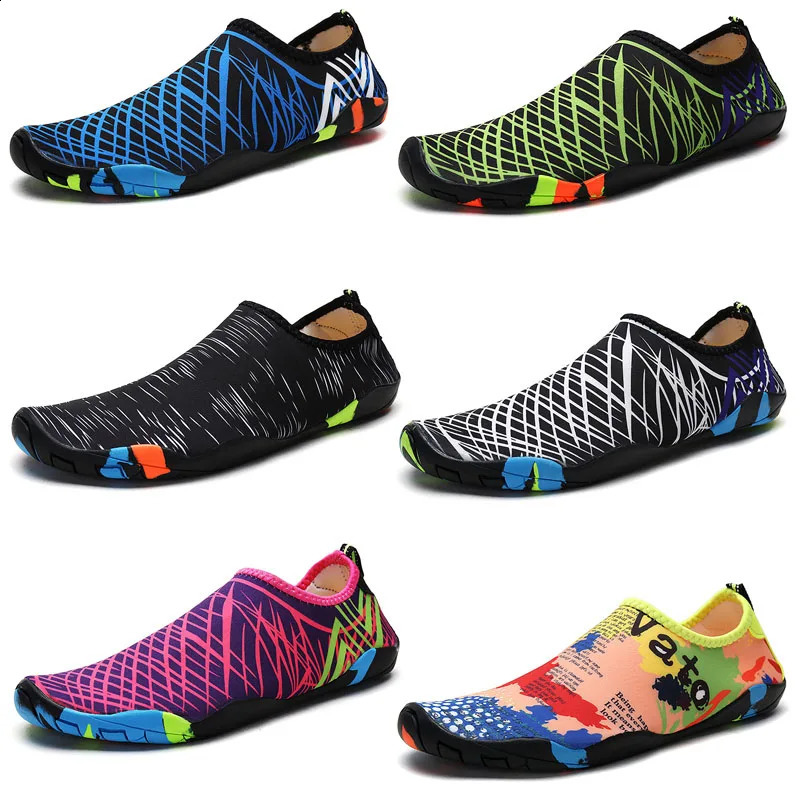 Chaussures à eau d'été rapide Unisexe Seaside Beach chaussette nus baskets nage nage en amont de plongée sportive aqua chaussures femmes 2550918