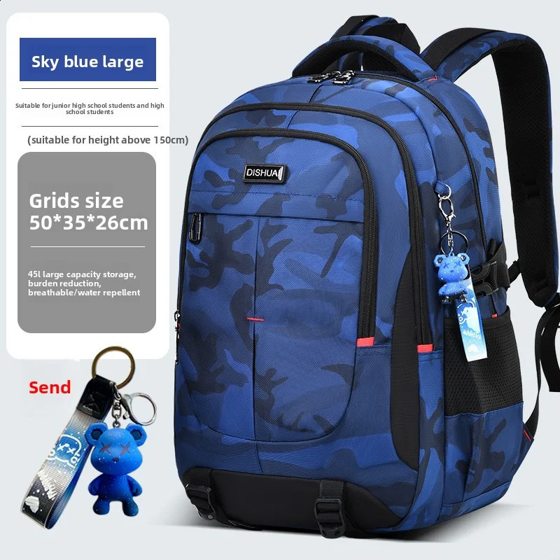 2025 camouflage Outdoor travel backpack for men 2 size Rucksack for male High capacity school bag for college student Boys250918