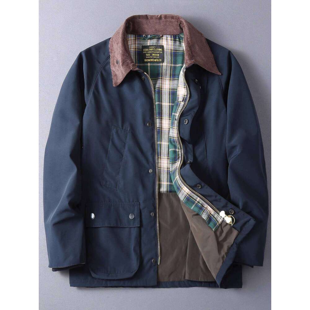 BBR Designer Veste Mens British Retro Huile Huile cire d'automne de travail d'hiver Veste étanche à vent de vent BBR American Style Jacket