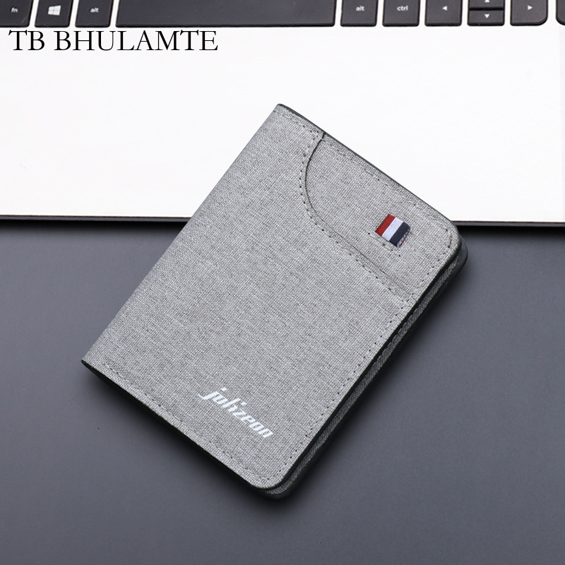 Tb bhulamte livraison gratuite Designer en toile verticale portefeuille de luxe courte du support de carte pour hommes en cuir en cuir