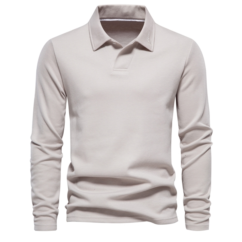 Aiopeson Mens broderie Polo Fashion Trop Tops Down Collar Casual Social Golf Shirt250918