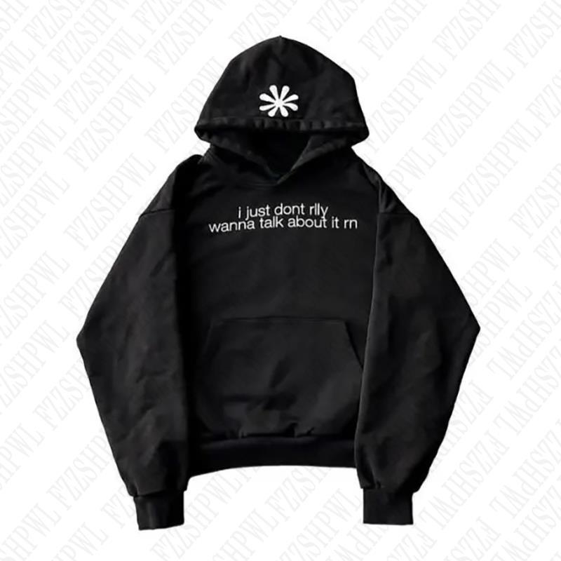 Y2k Women HipHop Graphic Vintage Letter Print Hoodie Clothes Harajuku Aesthetic Fashion Casual Pullover Punk Streetwear EMO 250918