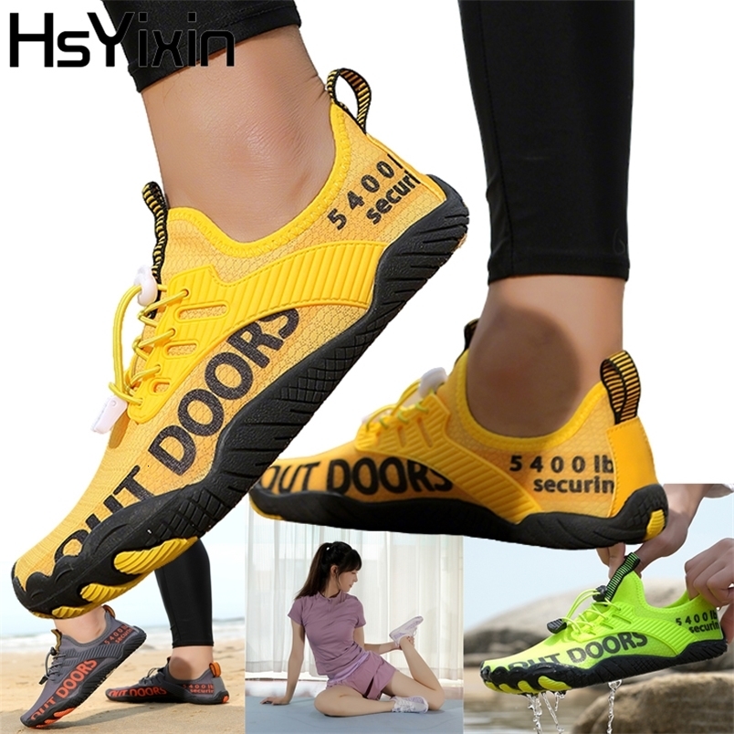 Chaussures de pataugeoires pour hommes pour femmes rapides sèche extérieure plage nue aux pieds nus chaussures de marche de la navigation surfage