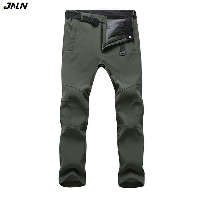 Jnln Mens Pantalon de toison hivernal randonnée Randonnée Camping Camping Travail extérieur Sports Moulonnaire Ski Ski