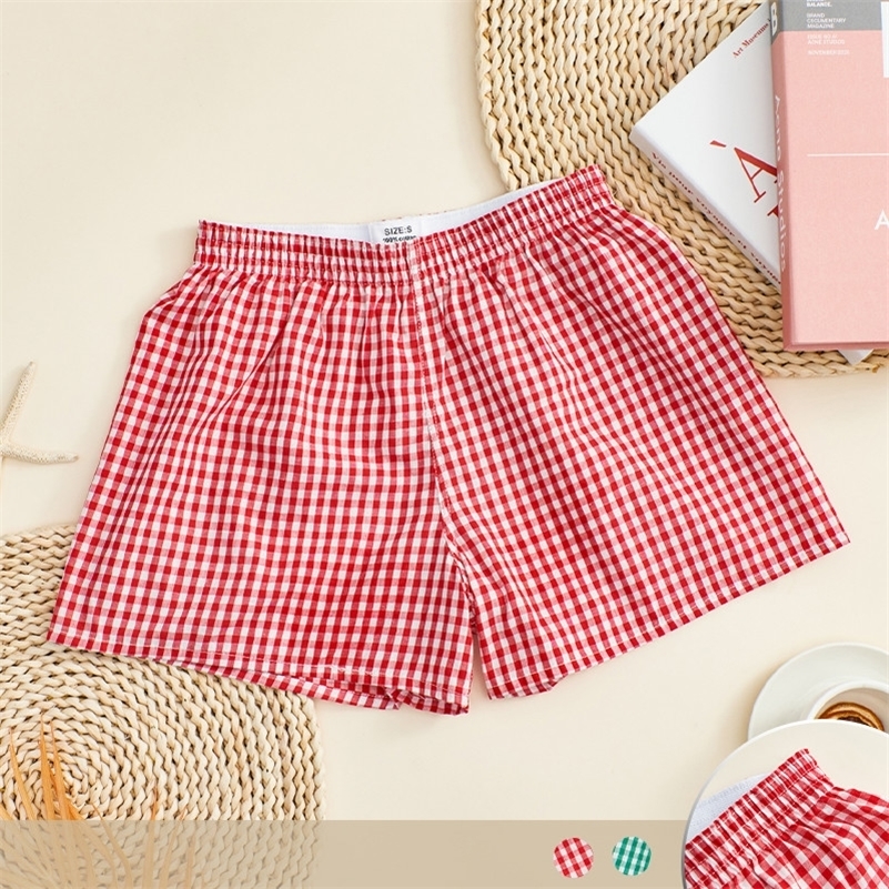 Fashion Pure Cotton Plaid Womens Shorts Casual Underwear Home Use Sexy Slim Fit Wide Leg Pants Breathable Bright Briefs Outdoor 250918