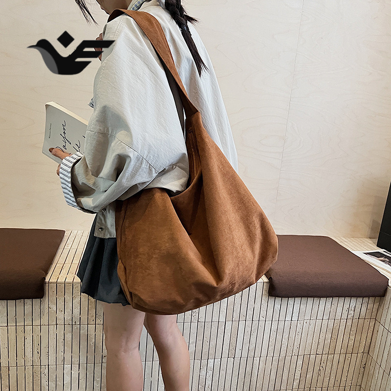Feiyan Free Shipping New Designer Bag Casual Style Texture Women's Bag Large Capacity Commuter Tote Bag Shoulder Bag 2025 Autumn Student Class