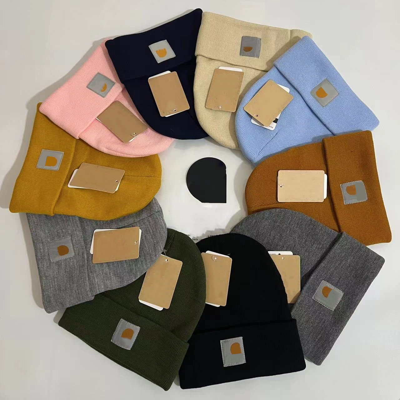 beanie cap hat bonnet Skull Cap Designer for women men Casquette Fitted Carharttness Cap Print luxury Beanie Hats Couple Warmth Autumn Winter Out