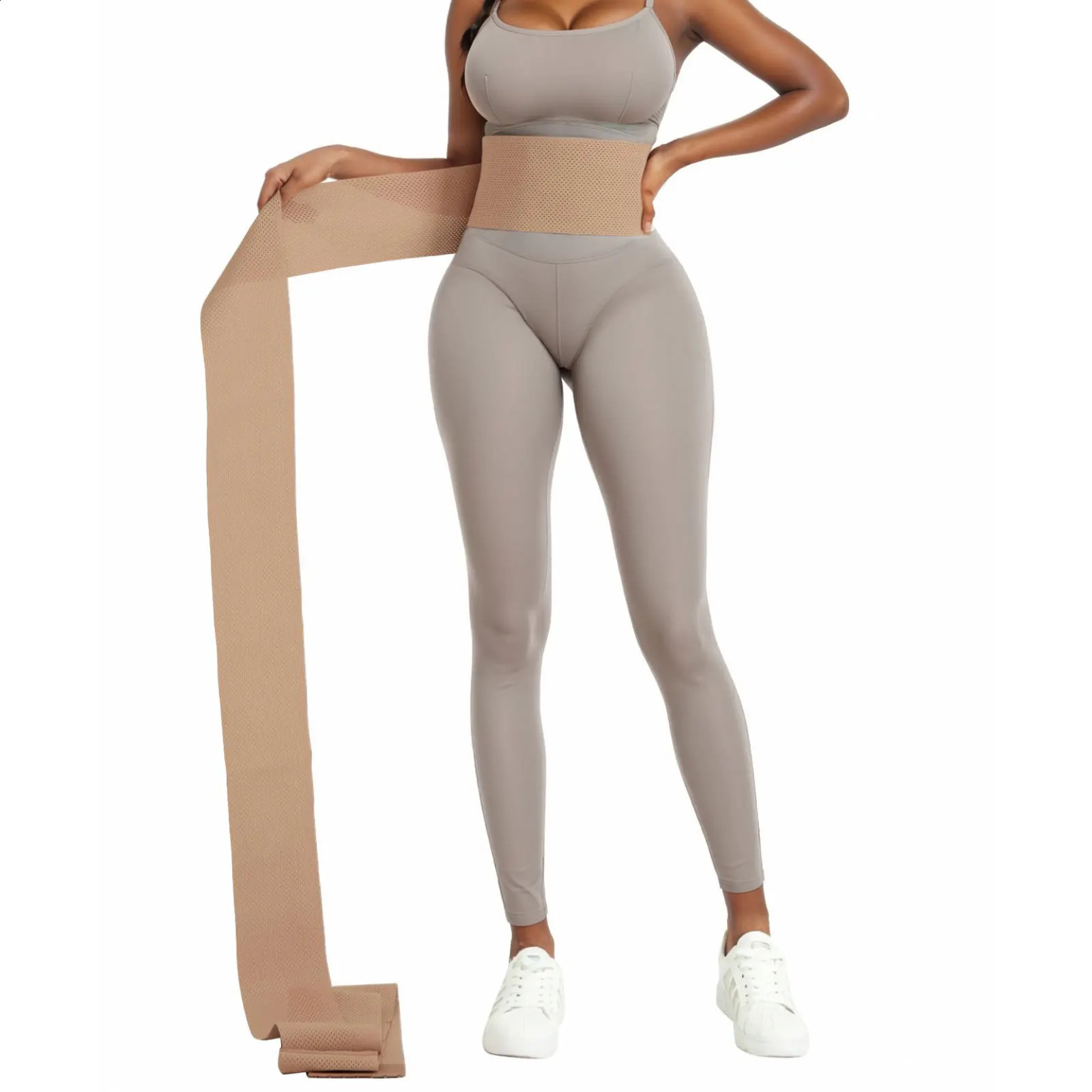 Women Waist Trimmer Belt Tummy Control Waist Cincher Wrap Abdomen Slimming Shaper Waist Bandage Wrap Trimmer Belt 250918