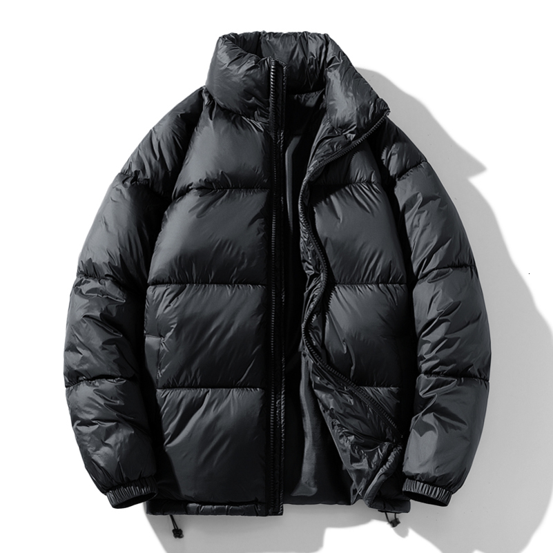Fashion Winter Men Clothing Jacket Parka Male Zipper Thicken Warm Snow Coats Male Hooded Windbreaker Down Parkas Outerwear 250919