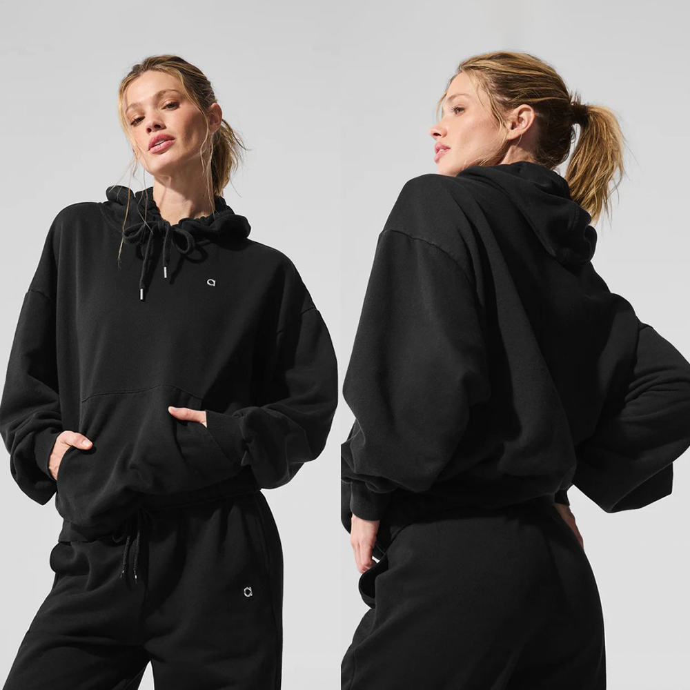 Womens Designer Hoodie Yoga Wear Womens Outdoor Sports Zipper Shirt Hooded Sweatshirt Drawstring Long Sleeve Jacket XS-XL